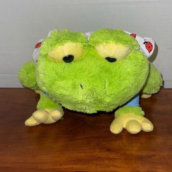 Hopper The Cancer Crusher 11” Frog Plush by Kelsey’s Dream Helping Kids in Need - Picture 16 of 16